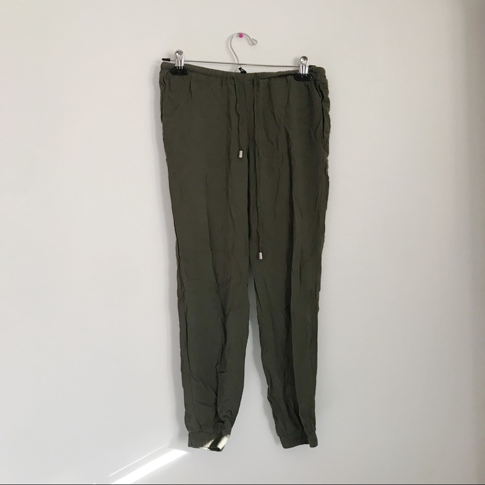 green joggers